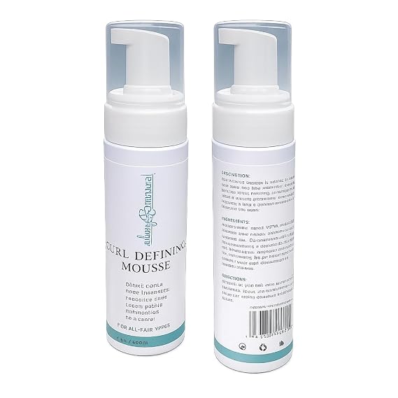 Curl Defining Mousse, Stronghold, No Frizz, For Natural Hair, Rod sets, 2-Strand Twists, Flat Twist, Finger Coils, Finger Waves, Sulfate-Free