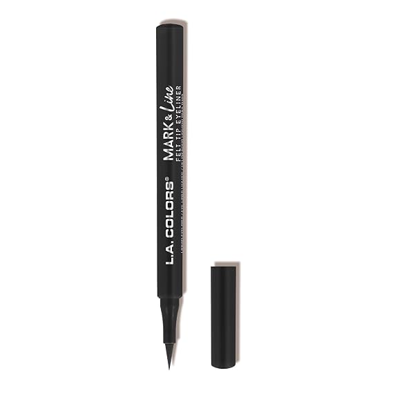 L.A. COLORS Mark & Line Felt Tip Eyeliner, Black CLE823