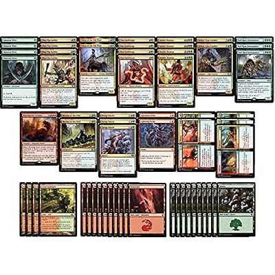 Gruul Aggro Riot Deck - Red Green - Modern Legal - Custom Built - Magic The Gathering - MTG - 60 Card!