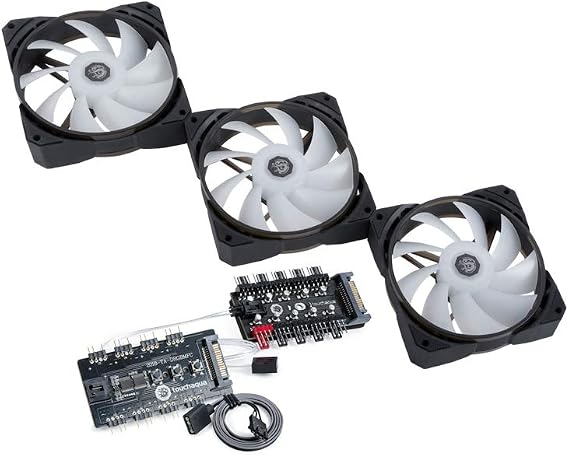 Bitspower Touchaqua NJORD II 120 PWM Fan Digital RGB 3PCS