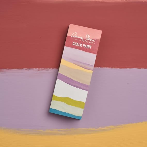 Annie Sloan Chalk Paint Color Card - Portable tool for easy color comparisons in different lighting conditions. User-friendly with comprehensive palette