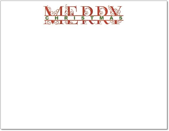 Merry Christmas Post Card Invitation