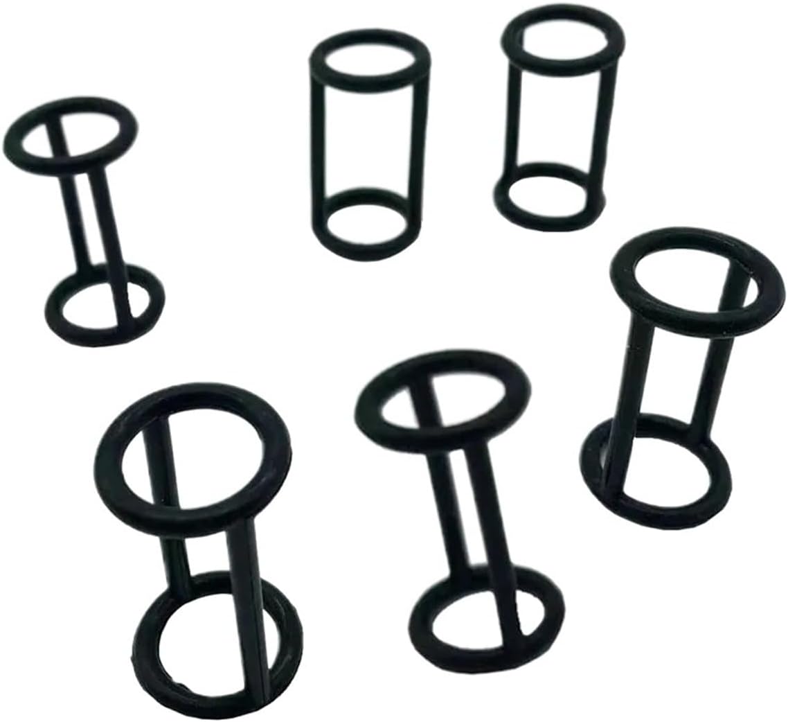 6Pcs Commercial Accessories Anti-Channeling Valve Stem H-Shaped Sealing Ring ，Compatible for DONPER Ice Cream Machine