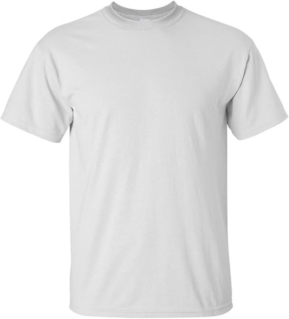 Ultra Cotton Tall 6 oz. Short-Sleeve T-Shirt (G200T) White, 2XLT (Pack of 12)