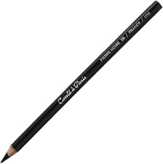Conte Pencil 1710-2B Soft Black pencil