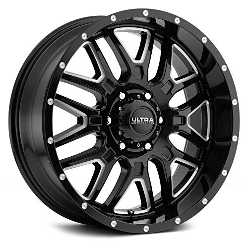 Ultra 203BM HUNTER Black Wheel with Gloss CNC Milled Accents and Clear-Coat 0 x 9. inches 6 x 139 mm,12 mm Offset