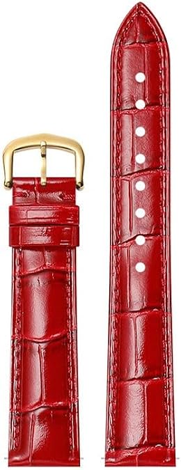 Genuine Leather Watch Strap For Cartier Tank Santos Dumont Watchband