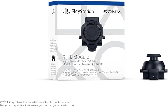 Replacement of stick module for PS5 DualSense Edge controller.