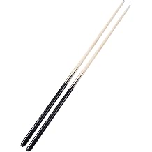 Pool Cue Sticks 48" 58" Wooden Billiard Cues with 13mm Leather Tip 17oz/18oz/19oz Set of 2/4/6/8 Durable Hard Wood 2-Piece Pool Sticks for House & Bar Use Begginers or Professional