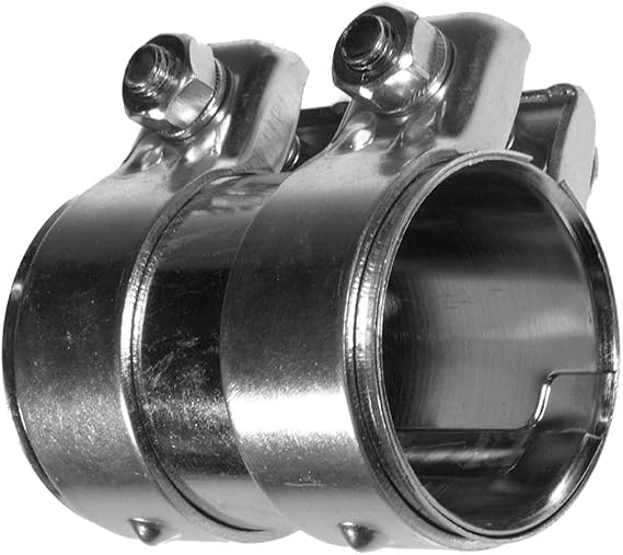 E-tech Ec003 New Model Heavy Duty Adjustable Exhaust Pipe Joiner/connector 39mm To 41mm, 125mm Long
