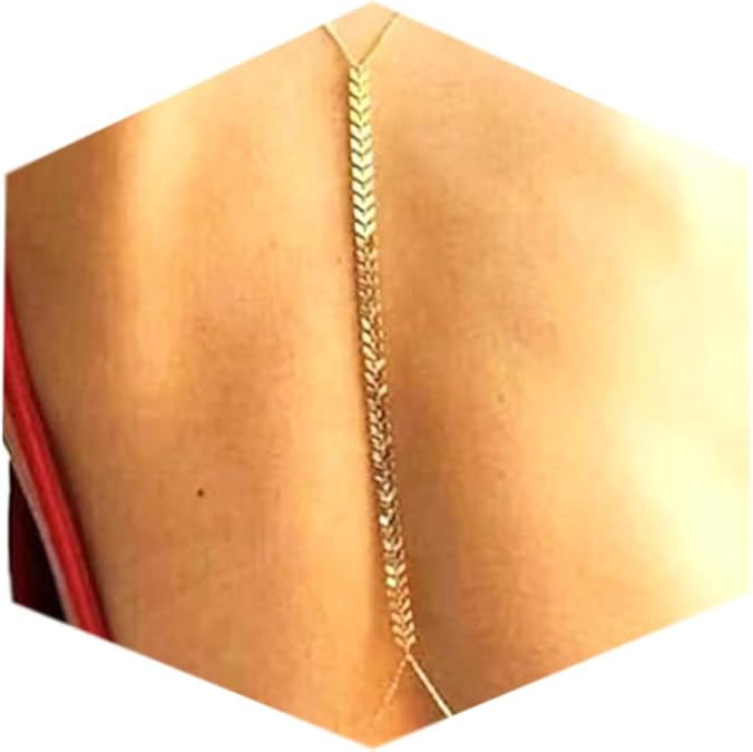 MODRSA Gold Chain Belt - Fashion Waist Chain Belt with Moon, Butterfly Rhinestone & Layered Design