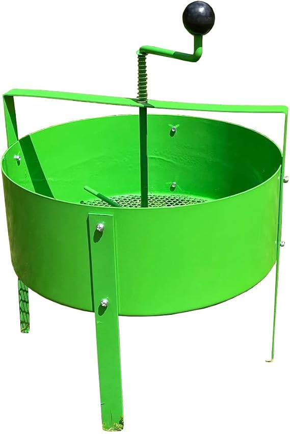 Selections Garden Rotary Soil Sieve Sifter Earth Riddle Compost Screener (18 Litre)