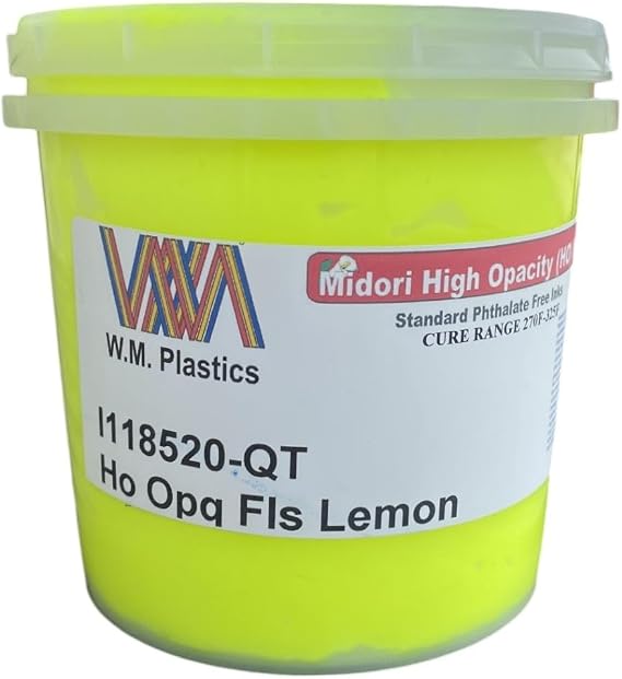 Fluorescent Yellow- Plastisol Ink, (quart)
