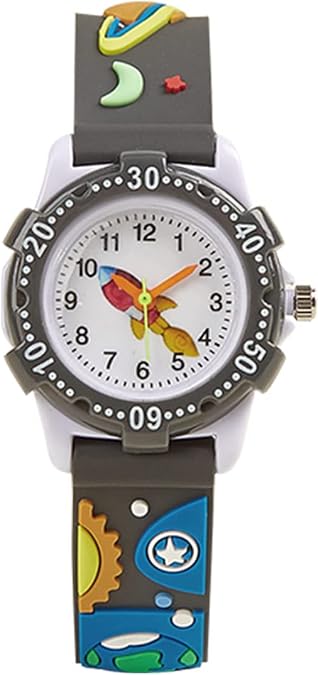 Child's Love 3D Cartoon Daily Waterproof Watches for Boys Ages 3-12
