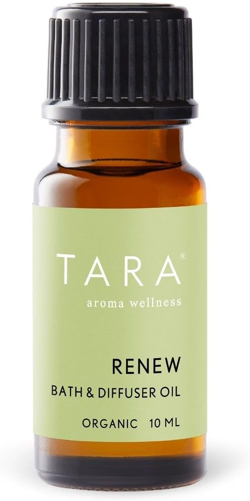 TARA Spa Therapy Renew Bath & Diffuser Oil 100% Organic, Blended Concentrated, Aromatherapy Formula, 10ml