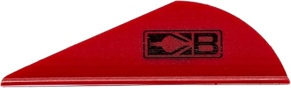 Bohning Blazer Vane (Pack of 36), Red, 2"
