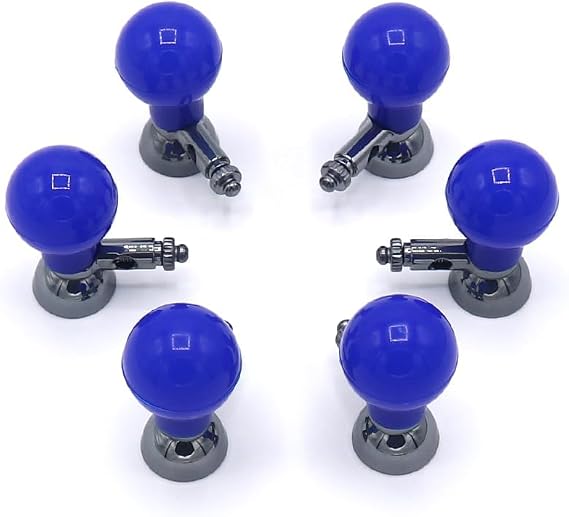 6PCS Universal Electrodes Pediatric Suction Bulb with Screw Set, Ag/AgCl Multifunctional Adapter for 4MM Banana/ 3MM DIN/Snap/Pinch, 21MM Ball Diameter