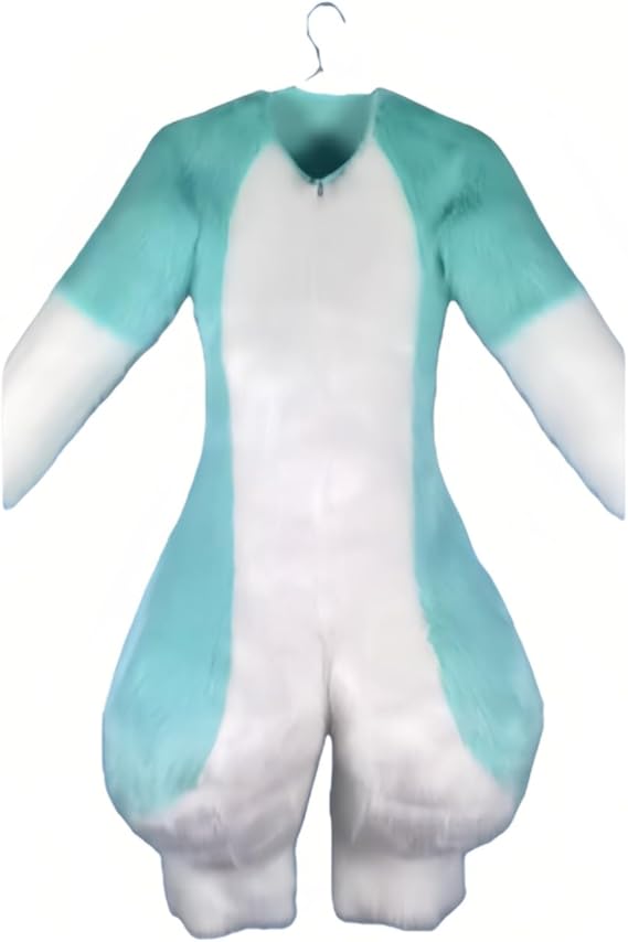 Complete Full-Body Furry Fursuit, Cozy and Adorable Fursuit Fullsuit, Durable Role-Playing Attire for Themed Parties, Halloween, and Comic Cons