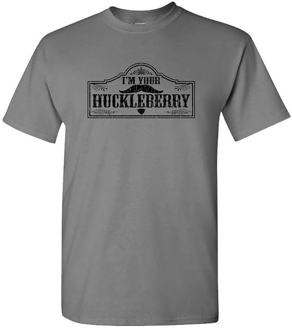 The Goozler I'm Your Huckleberry - doc Holliday Western - Mens Cotton T-Shirt