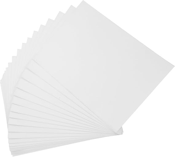 LALAFINA 22sheets Holographic Vinyl Sticker Paper Self-Adhesive Printable for Printers Water-Resistant Labels for Crafts and Decorations