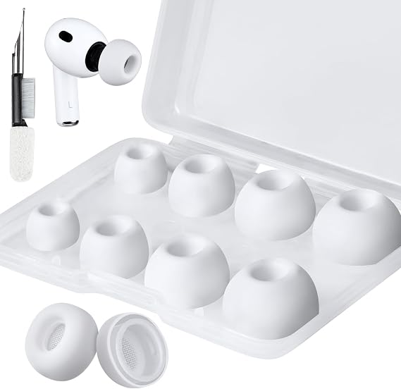 SOULWIT Eartips for AirPods Pro 3(3rd Generation 2025) - White