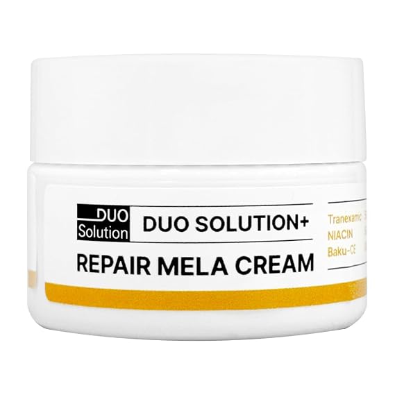 Tranexamic Acid 5% + Niacinamade 5% + Baku-CE 3% Cream, Repair Mela Cream - Tranexamic acid 50,000ppm, Niacinamade 50,000ppm, bakuchiol 30,000ppm, PDRN, Peptides, Hyaluronic