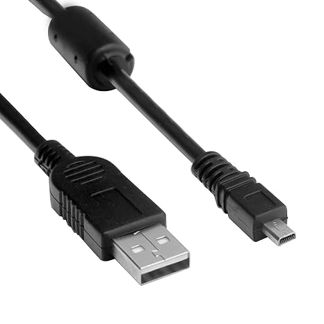 Sqrmekoko UC-E6 / UC-E23 USB Data & Charging Cable for Nikon DSLR Cameras Compatible with D3300, D3200, D5300, D7200, D750, Coolpix L340, L32, A10, 4.9FT USB Cord