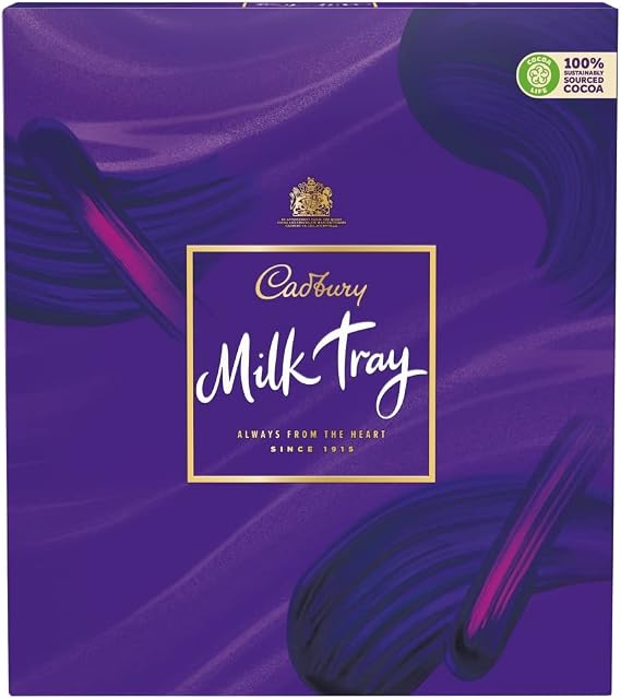 Cadbury Milk Tray Gift Box Chocolates, 360 g