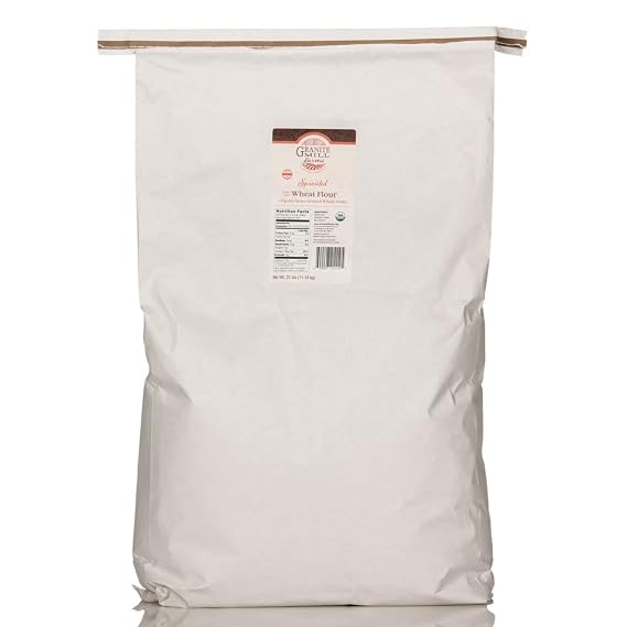 Granite Mill Farms Sprouted Organic Hard Red Wheat Flour, 25 lb
