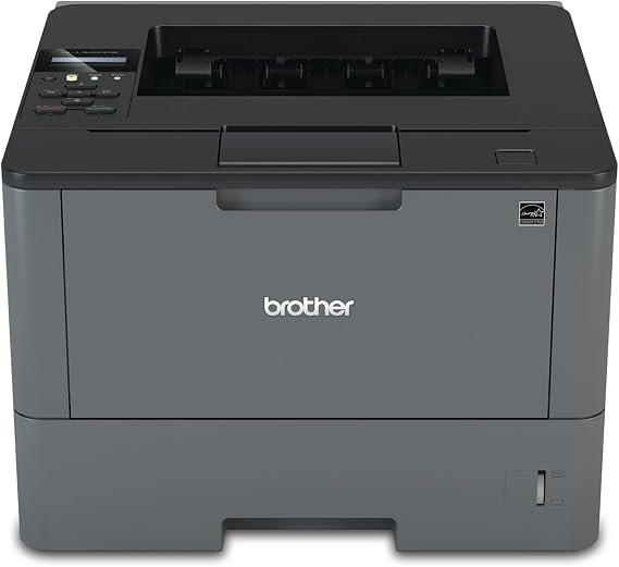 Brother Monochrome Laser Printer, HL-L5200DW, Wireless Networking, Mobile Printing, Duplex Printing, Amazon Dash Replenishment Ready