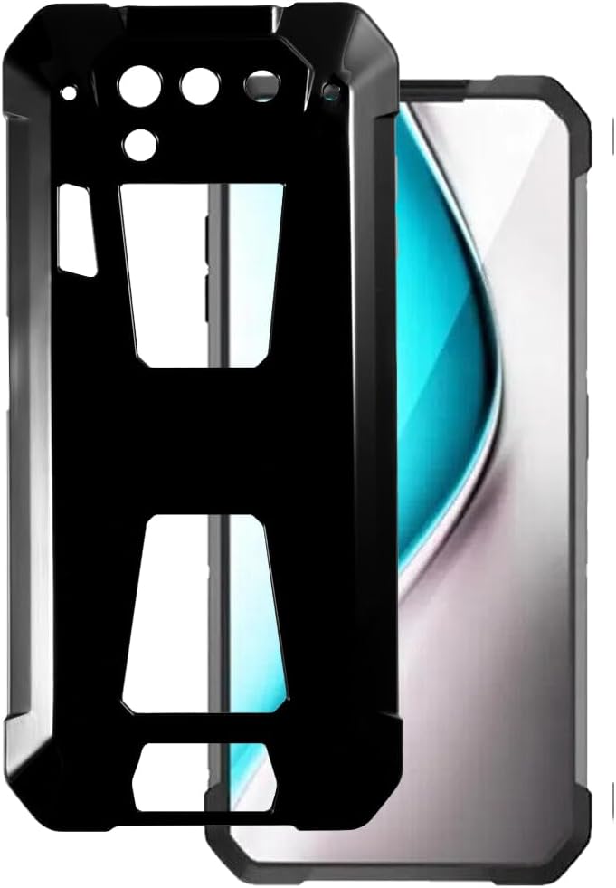 for Unihertz Tank 2 Ultra Thin Phone Case, Gel Pudding Soft Silicone Phone Case for Unihertz 8849 Tank 2 6.81 inches Black