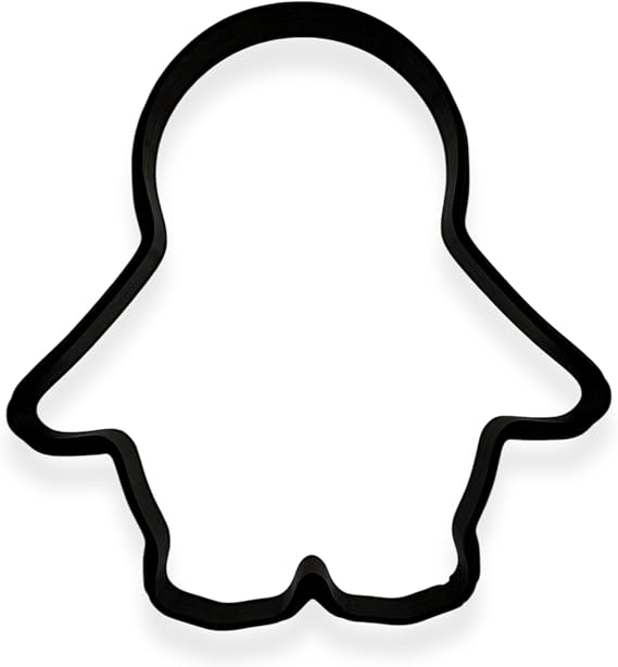 Penguin Cookie Cutter with Easy Push Design