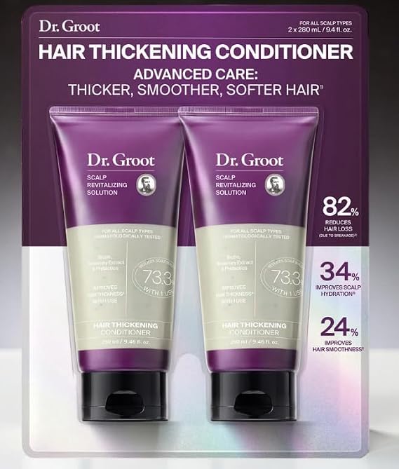 Scalp Soothing Conditioner with Biotin, Centella, and Prebiotics Korean Hair Care, Scalp Revitalizing Treatment for Thinning Hair, Sulfate-Free, Strengthening & Hydrating Formula