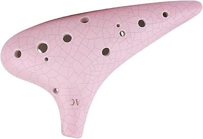 Ocarina 12 Hole SG Treble G And Other Tones Color Glazed Wind Instruments Adult Professional Ocarina InstrumentPink AC