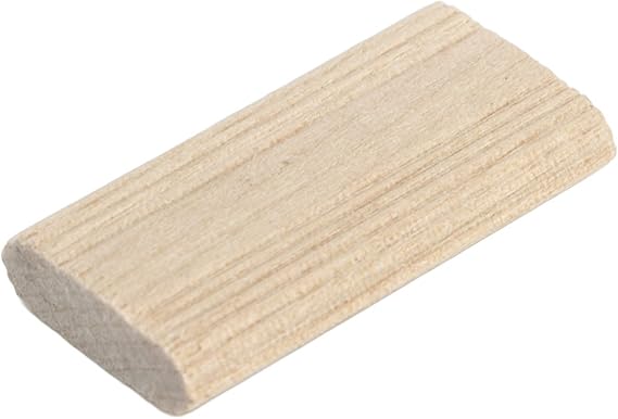 50PCS Beechwood Tenons 6x20x40mm for Furniture Making and Frame Joinery Woodworking Joints Cabinet Construction | Natural Solid Beech, Non Rotating Flat Design, Clean Consistent Surface, Furniture Cabinet Frame Joinery