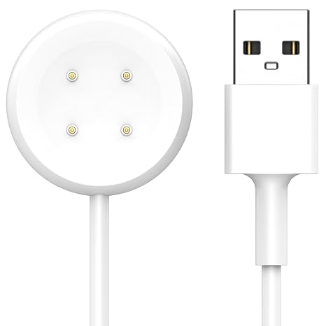 Charger Cable Compatible for Google Pixel Watch 2, USB-A Replacement Magnetic Charging Smartwatch Cable 3.3ft/1M White