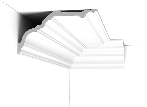 Orac Decor C340 | Purotouch High Density Polyurethane Crown Moulding | Primed White | 11-1/4in Face x 78in Long