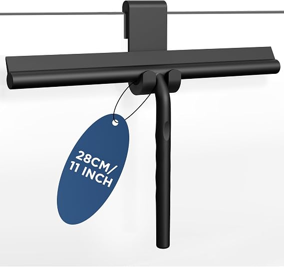 ecooe Shower Squeegee for Glass Doors,11" Shower Glass Cleaner