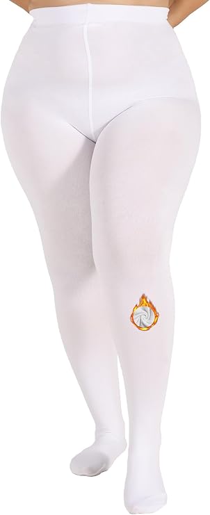 MERYLURE Plus Size Fleece Lined Tights, Warm Winter Thermal Pantyhose Women, Queen Thick High Waisted Opaque Leggings