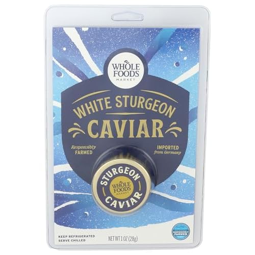 WHOLE FOODS MARKET White Sturgeon Caviar, 1 OZ