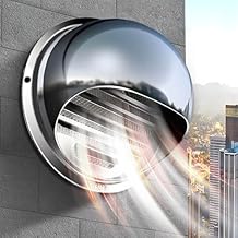 304 Stainless Steel Vent, Hood Exterior Wall Outlet, Household Exhaust Hood, Windproof and Rainproof Breathable Cover, Hardware-80mm