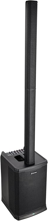 Rockville Titan MIX12A 3200W Peak 12-Inch Powered Column Array PA System with Subwoofer, 8-Channel Mixer, Bluetooth Audio, DSP, Travel Bags