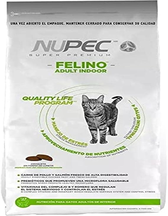 Mildhug Nupec Comida para Felino Adul Indoor, 5 kg