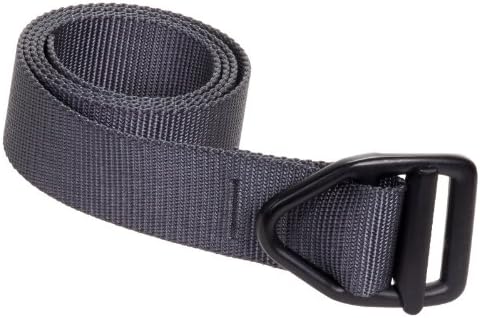 Bison Designs Light Duty Black Buckle Belt - Graphite