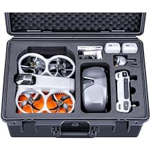 The Ultimate Lykus Titan AT310 Waterproof Hard Case for DJI Avata 360, RC2/RC-N3/FPV RC 3, Goggles N3/3, RC Motion 3, Support up to 6 batteries and accessories in the Motion Fly More Combo [CASE ONLY]