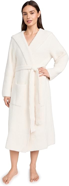 Barefoot Dreams CozyChic Ribbed Hooded Robe