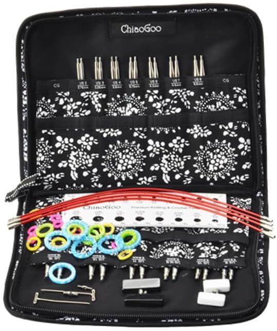 ChiaoGoo Twist SS Complete Set, 4-inch (10 cm) | US 2-15 (2.75 - 10 mm) [S][L]