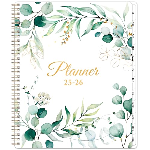 2025-2026 Planner - 9 x 11 Academic Planner Weekly and Monthly 2025-2026, from JUL. 2025 to JUN. 2026, with Monthly Tabs, Twin-Wire Binding, Inner Pocket, Thick Paper