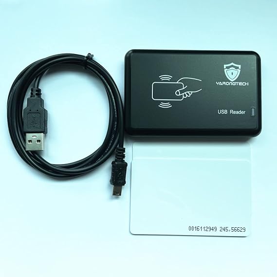 125kHz EM4100 USB Desktop RFID ID Card Reader Plug and Play Access Control Scanner 8H