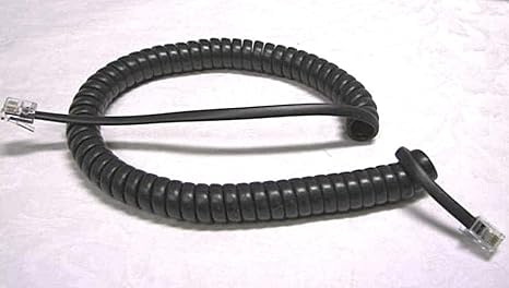5-Pack Black 9Ft Replacement Handset Cord for Panasonic Phone T7600/T7700 | KX T7625 T7630 T7633 T7665 T7667 T7720 T7730 T7731 T7735 T7737 B